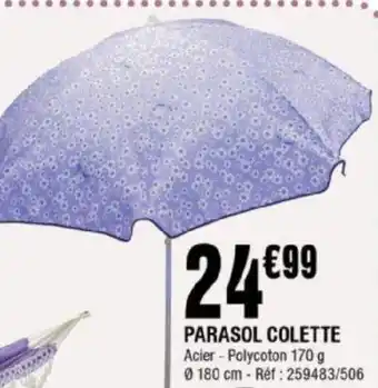 La Foir'Fouille PARASOL COLETTE offre