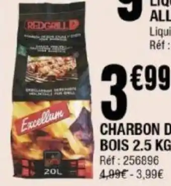 La Foir'Fouille CHARBON DE BOIS 2.5 KG offre