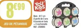 JEU DE PÉTANQUE