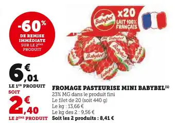 Babybel fromage pasteurise mini