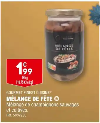 ALDI Gourmet finest cuisine mélange de fête offre