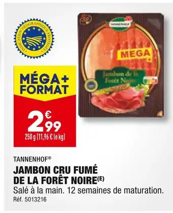 ALDI Tannenhof jambon cru fumé de la forêt noire offre