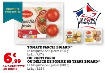 U Express Bigard tomate farcie offre