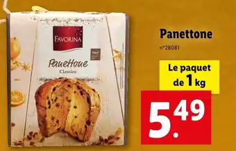 Favorina panettone