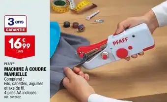 ALDI Pfaff machine à coudre manuelle offre