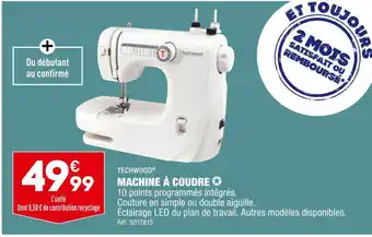 ALDI Techwood machine à coudre offre