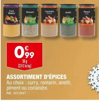 ALDI Assortiment d’épices offre