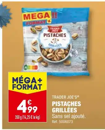ALDI Trader joe’s pistaches grillées offre