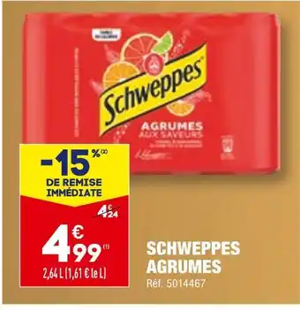 ALDI Schweppes schweppes agrumes offre