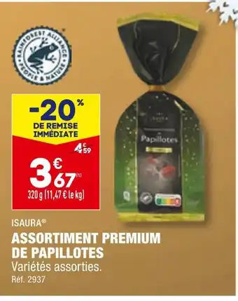 ALDI Isaura assortiment premium de papillotes offre