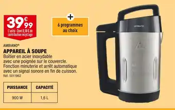 ALDI Ambiano appareil à soupe offre