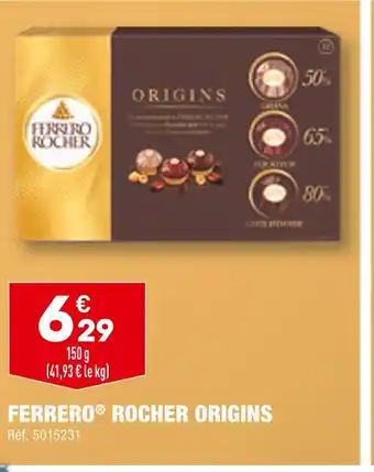 ALDI Ferrero rocher ferrero rocher origins offre