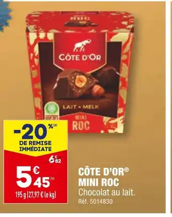 ALDI Côte d’or mini roc offre