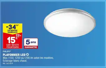 ALDI Philips plafonnier led offre