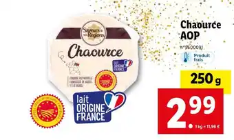 Lidl Saveurs de nos régions chaource aop offre