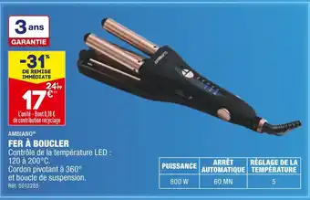 ALDI Ambiano fer à boucler offre