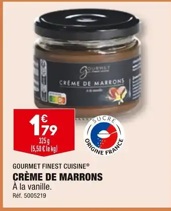 ALDI Gourmet finest cuisine crème de marrons offre