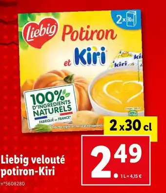 Liebig / kiri velouté potiron