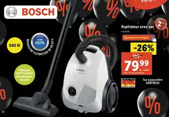 Lidl Bosch aspirateur avec sac offre