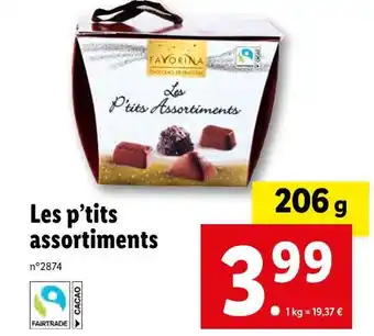 Lidl Favorina les p’tits assortiments offre