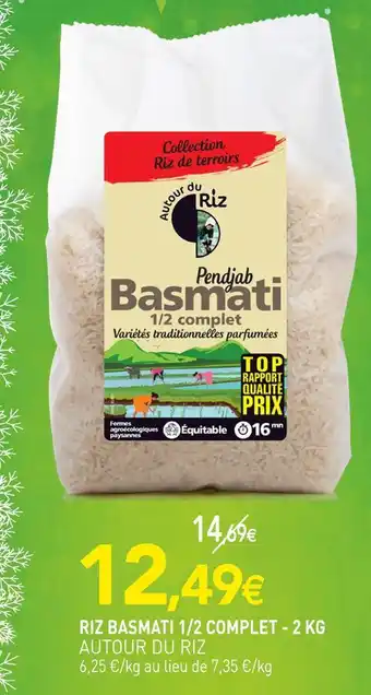 naturéO Autour du riz riz basmati 1/2 complet offre