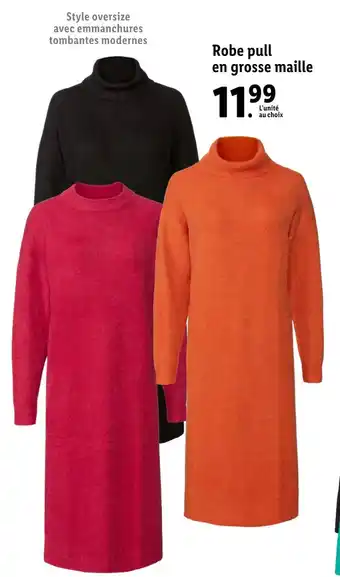 Esmara robe pull en grosse maille