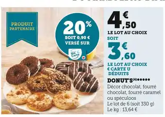 Super U Donut's offre