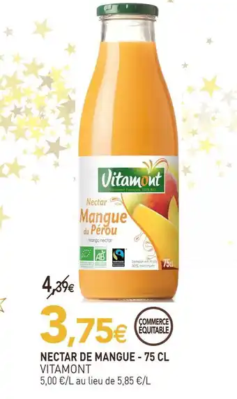 naturéO Vitamont nectar de mangue offre