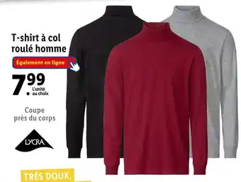 Lidl Lycra t-shirt à col roulé homme offre