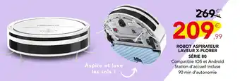 Stokomani Rowenta robot aspirateur laveur x-plorer série 80 offre