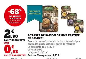 Crealine ecrases de saison gamme festive