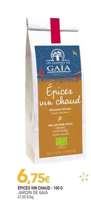 Jardin de gaia épices vin chaud