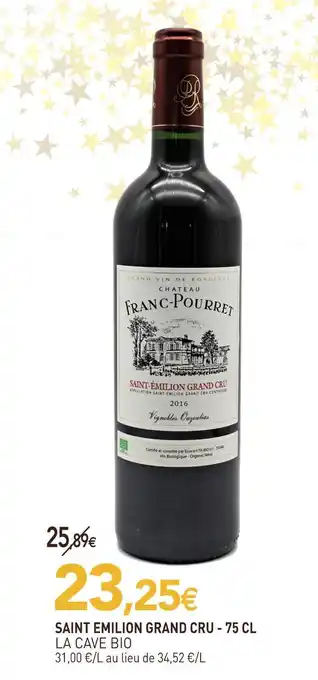 naturéO La cave bio saint emilion grand cru offre