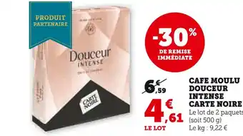 Carte noire cafe moulu douceur intense