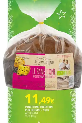 Artigiani panettone tradition pur beurre