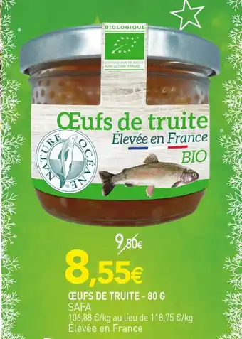 Safa œufs de truite