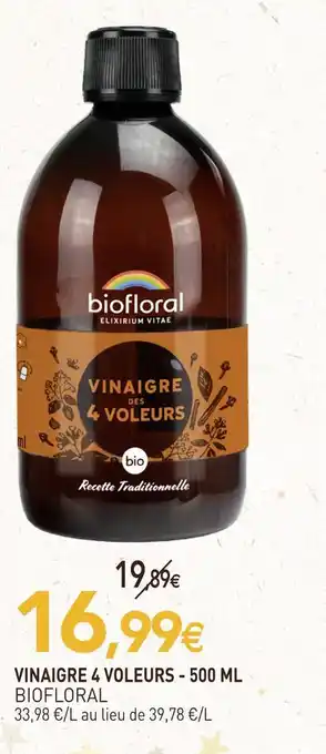 naturéO Biofloral vinaigre 4 voleurs offre