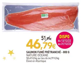 naturéO Nature océane saumon fumé prétranché offre