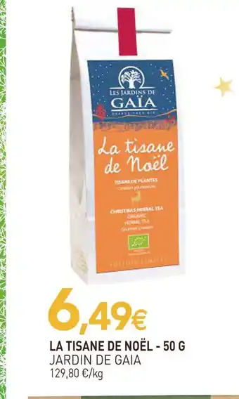 naturéO Jardin de gaia la tisane de noël offre