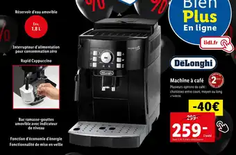 Lidl Delonghi machine à café offre