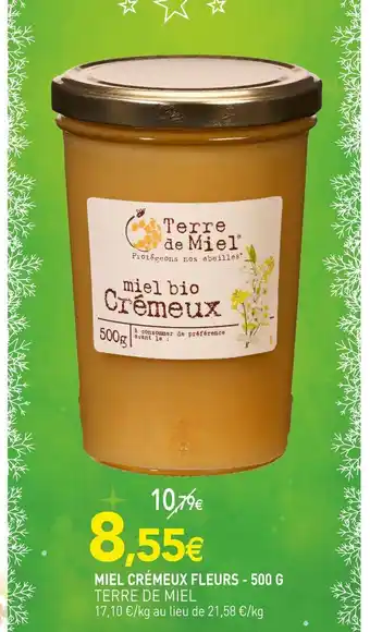 naturéO Terre de miel miel crémeux fleurs offre