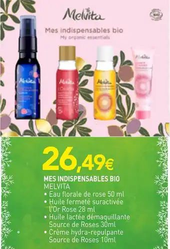 naturéO Melvita mes indispensables bio offre