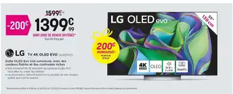 Pulsat Lg tv 4k oled evo offre