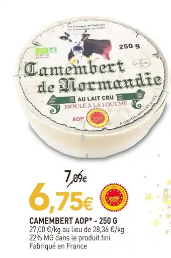 naturéO Camembert aop offre