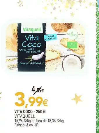 naturéO Vitaquell vita coco offre