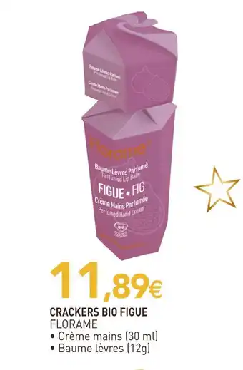 naturéO Florame crackers bio figue offre