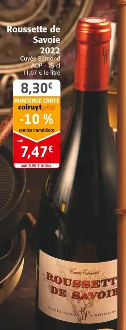 Colruyt Roussette de savoie offre