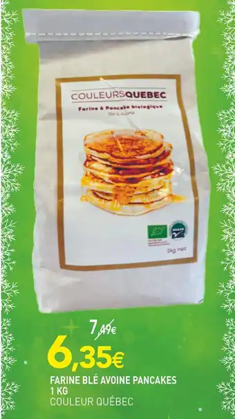 Couleur québec farine blé avoine pancakes