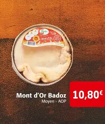 Colruyt Badoz mont d’or offre