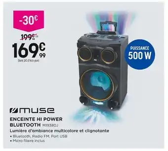 Pulsat Muse enceinte hi power bluetooth offre